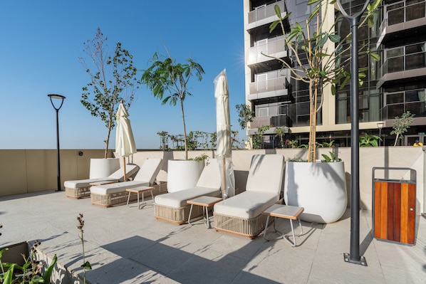 Appartement Deluxe, balcon, vue sur la ville | Terrasse/patio