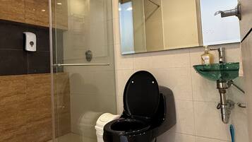 SĂšche-cheveux, serviettes fournies, savon, papier toilette