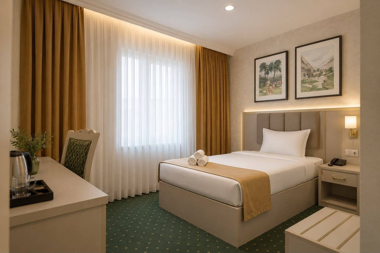 Standard Single Room | Premium bedding, minibar, in-room safe, soundproofing