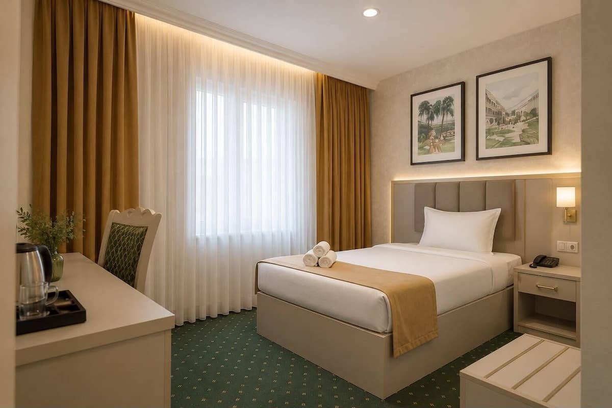 Chambre Simple Standard | Literie de qualité supérieure, minibar, coffres-forts dans les chambres