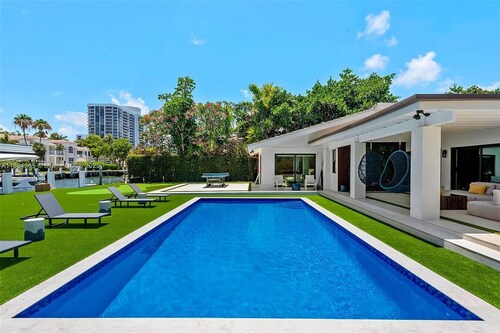Waterfront Villa with Private Dock