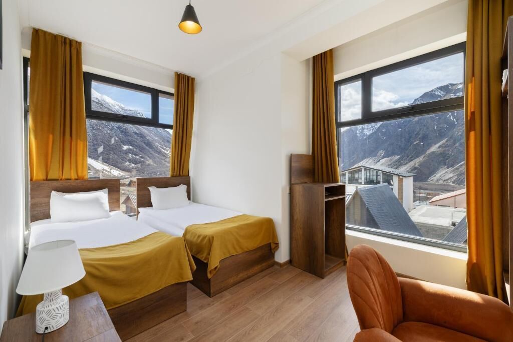 Double or Twin Room, Mountain View | Desk, laptop workspace, free WiFi