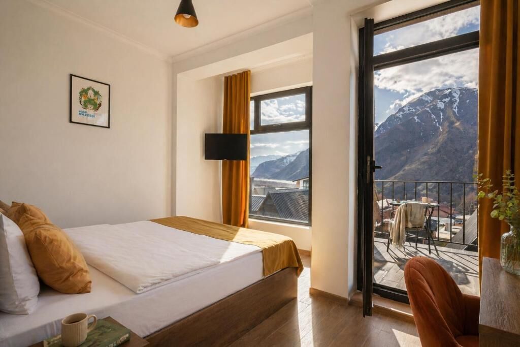 Double Room, Patio, Mountain View | Desk, laptop workspace, free WiFi