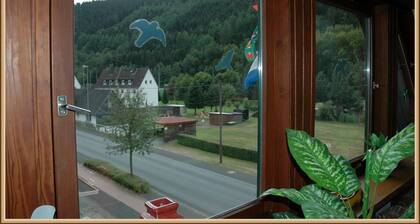 85 m2 große
toilet-douche-mini kitschen-
