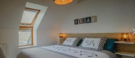 2 chambres, fer et planche Ă repasser, accĂšs au Wi-Fi (inclus)