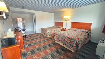 Room, 2 Double Beds | Free WiFi, bed sheets