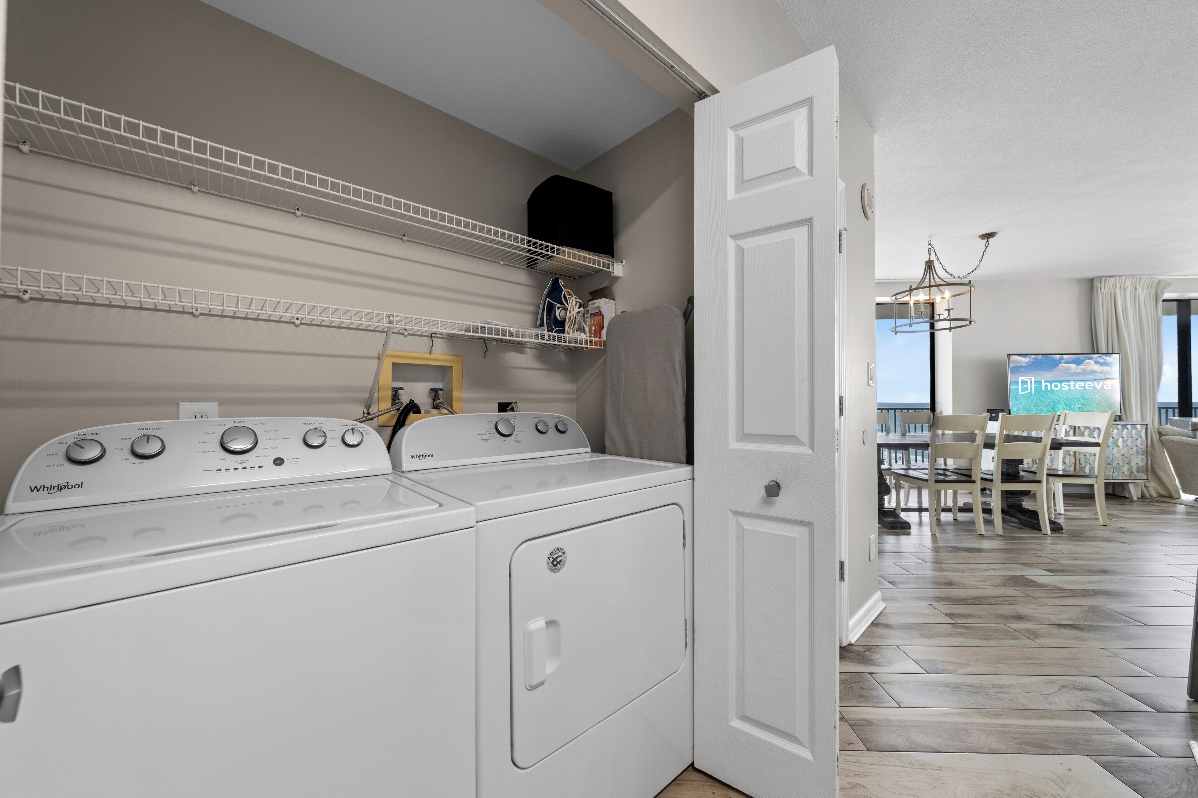 Appart'hôtel Signature, 3 chambres, balcon, vue plage | Blanchisserie
