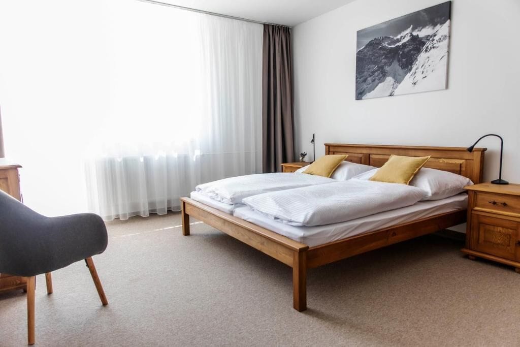 Habitación Deluxe doble, balcón, vistas a la montaña | Wifi gratis