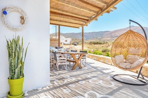 Maison, vue sur la cour intérieure | Terrasse/patio