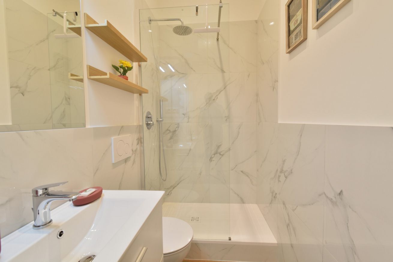 Dusche, Handtücher