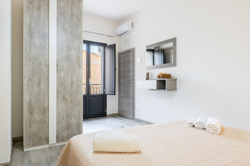 Chambre 'Perla Marina - U Scogliu' Avec Balcon, Wi-fi, Climatisation Et Cuisine Partagée - Siculiana