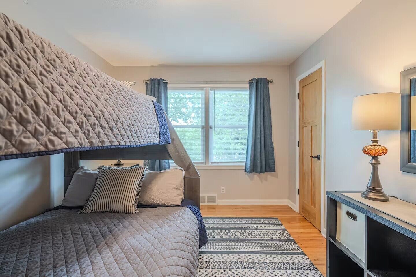 Desk, iron/ironing board, travel cot, free WiFi