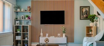 Boutique group home with air conditioning, free parking and designer interiors