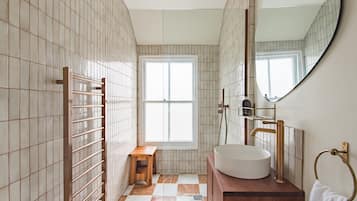 Shower, hair dryer