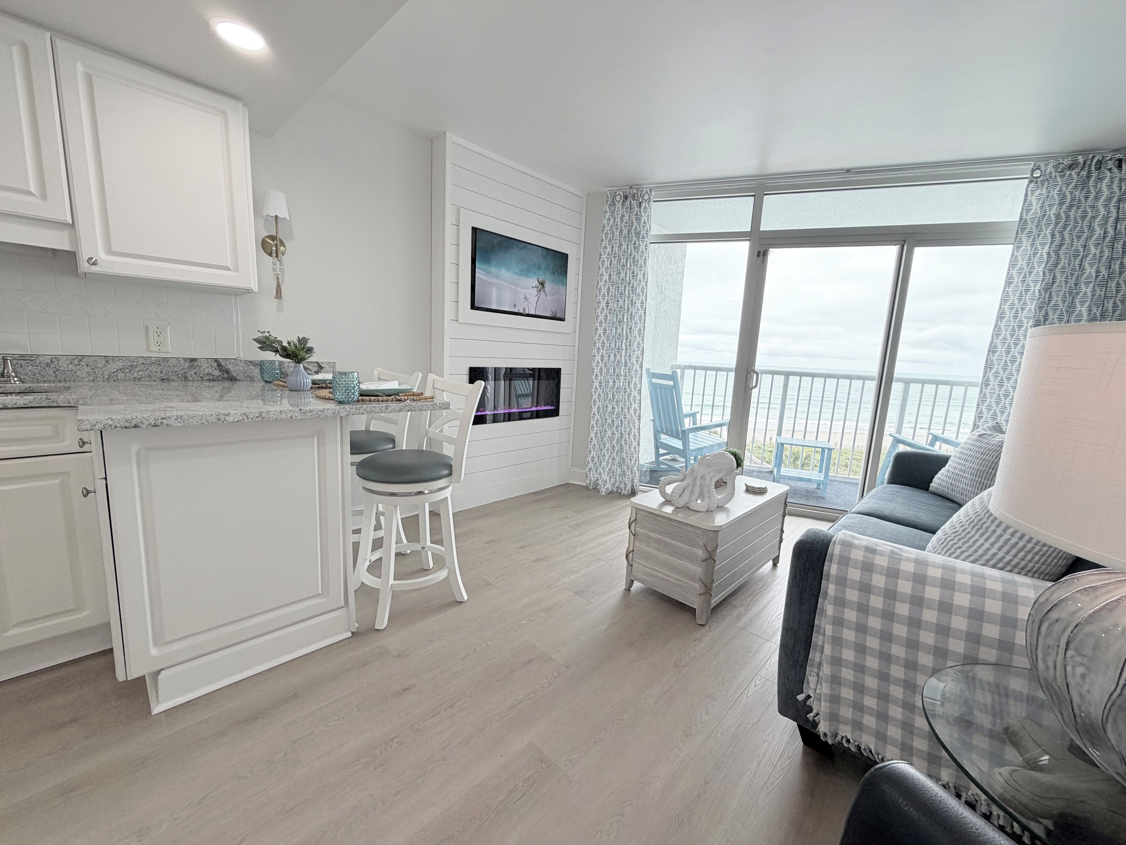 Living room with Smart TV