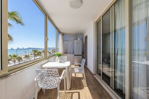 Dining - Aqua Vista Apartment | Waterfront Balcony Escape by PikHost (Durrës)