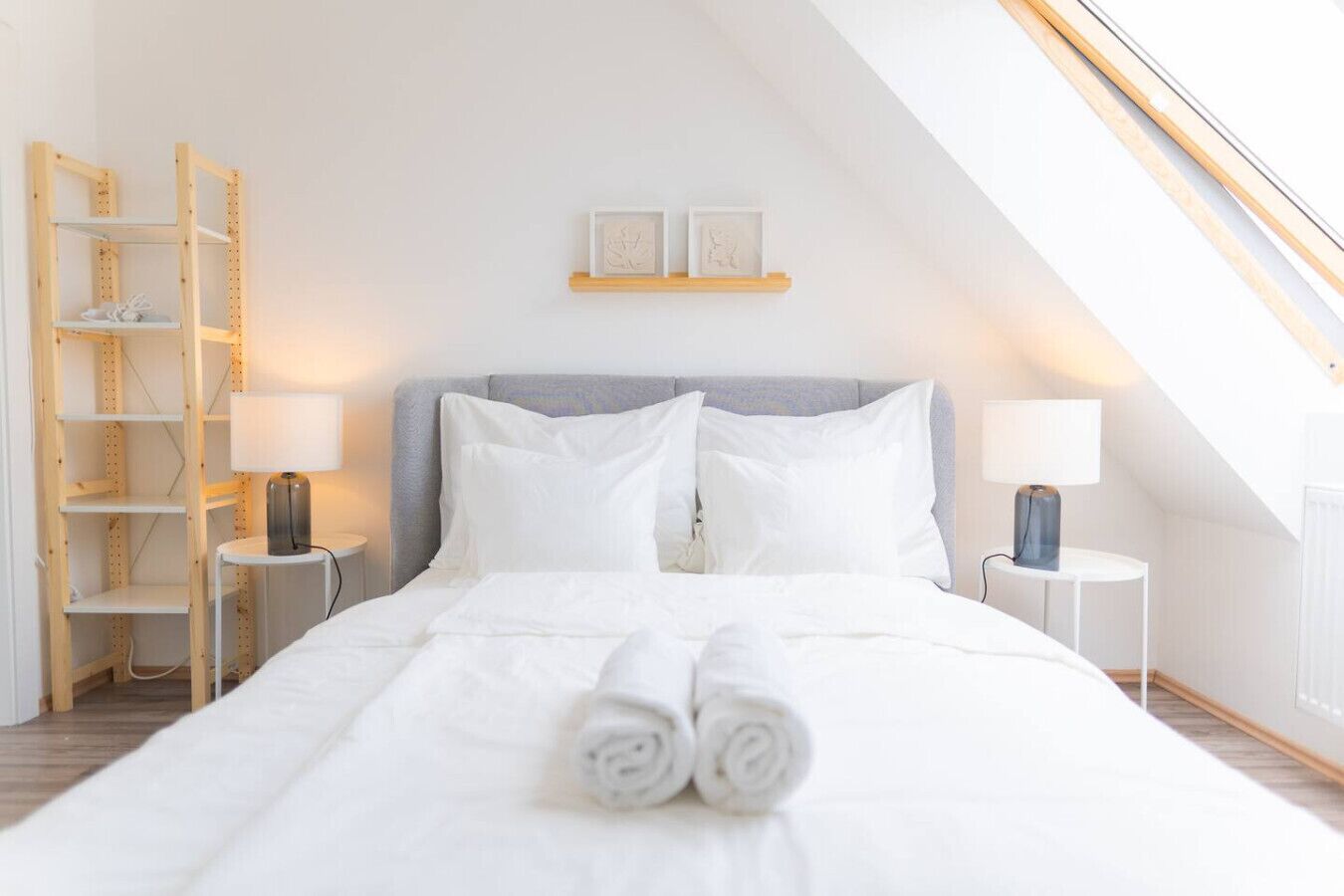 Iron/ironing board, travel crib, WiFi, bed sheets