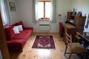 Televisie en een open haard