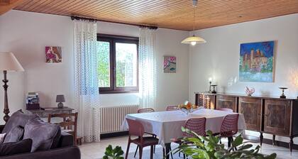 Bright, spacious apartment near Lake Geneva