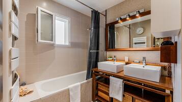 Shower, hair dryer