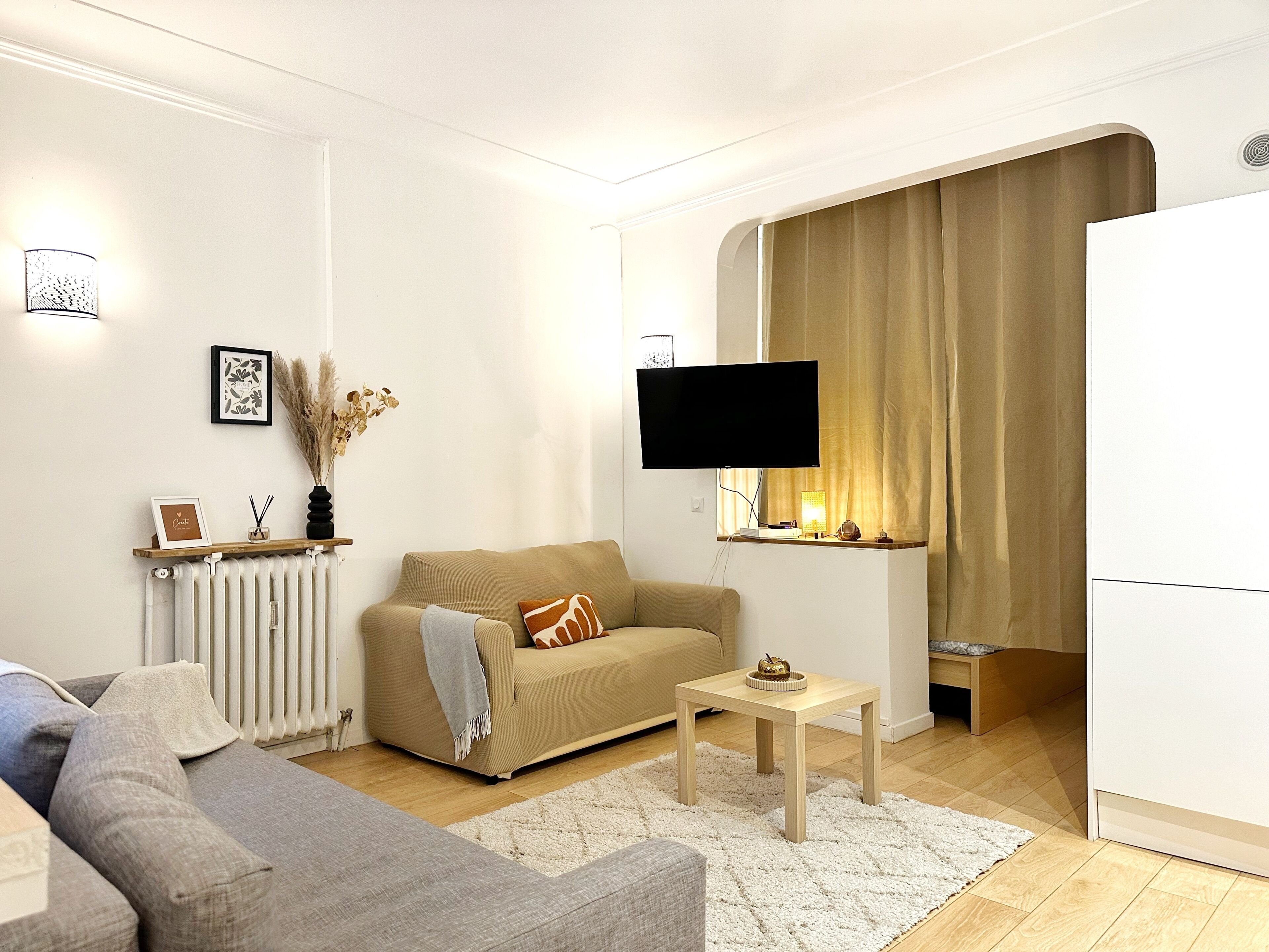 Leilighet – deluxe, byutsikt | Oppholdsområde