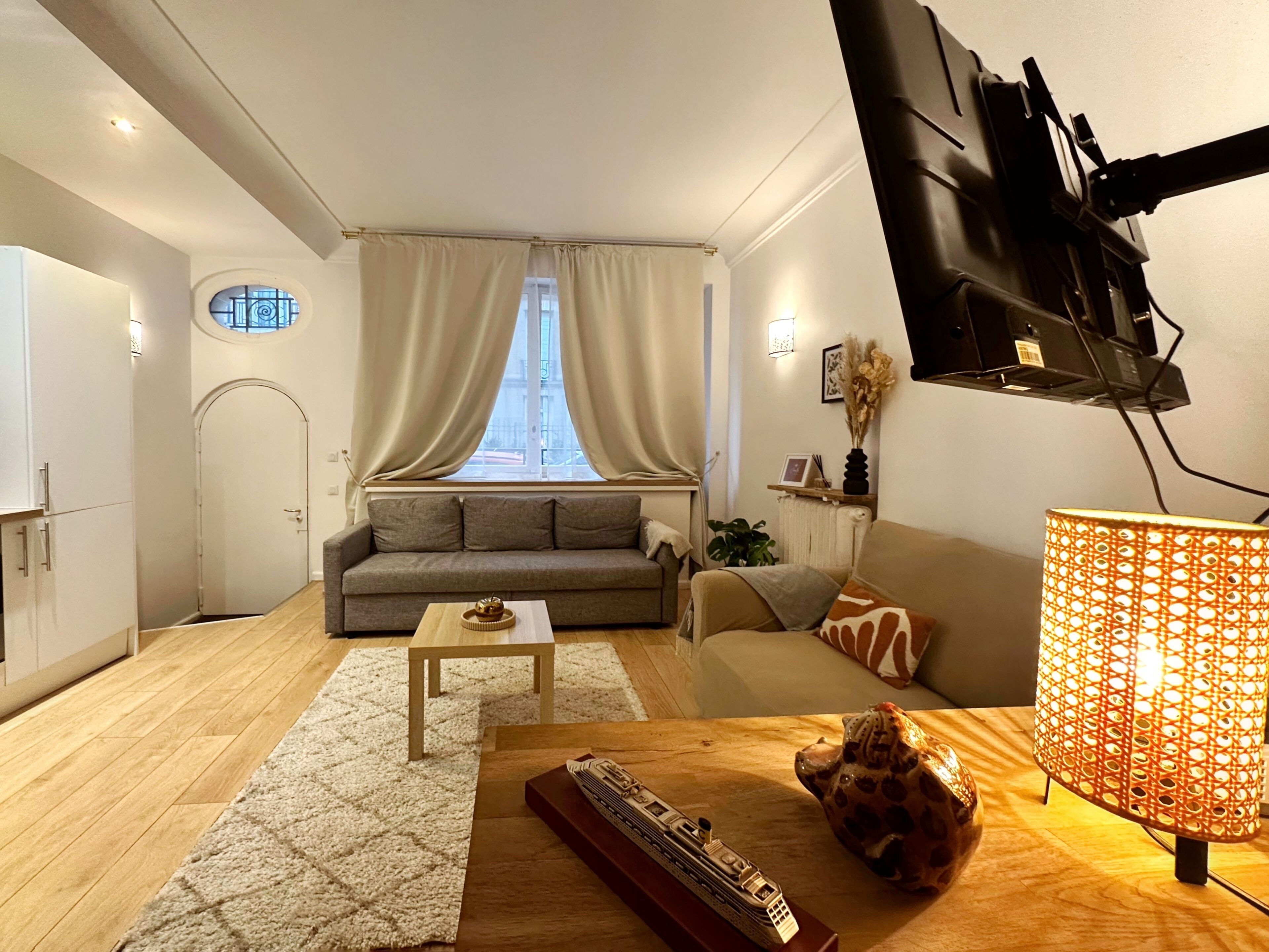 Leilighet – deluxe, byutsikt | Oppholdsområde
