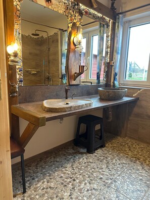 Shower, hair dryer, towels - Holiday Apartment for 3 Guests (50 m²) in Grömitz (Grömitz)