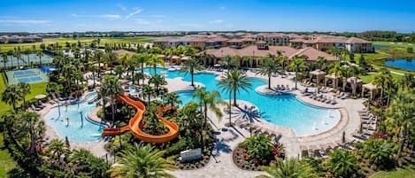 Udsigt over resort