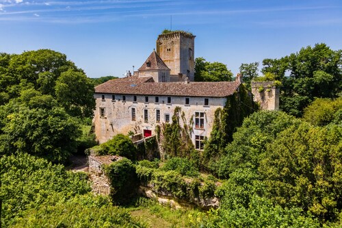 Gîte du Château de Curton avec jardin privé et Wi-Fi à Daignac
