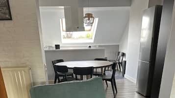 Apartment, 1 Bedroom, Balcony | Living area
