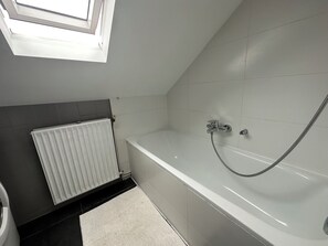 Apartment, 1 Bedroom, Balcony | Bathroom - Spacious Luxury Stay in Saint-gilles Near Ixelles Fast Transport (Brussels)