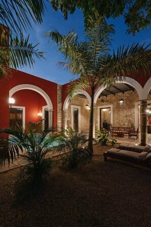 Terrace/patio - Casona 59 Vintage Mansion in Santiago (Mérida)