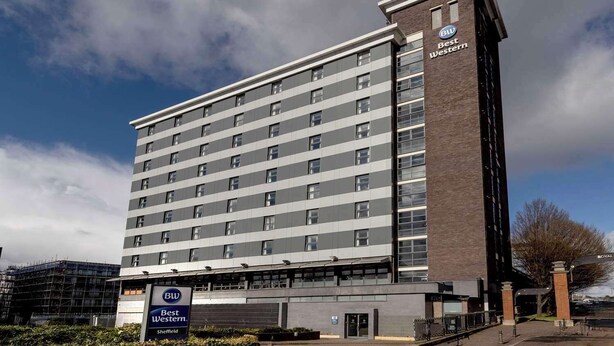A multi-story hotel building with a prominent Best Western sign, indicating it is a Best Western hotel. - Sheffield Metropolitan Hotel by Belvilla (Sheffield)