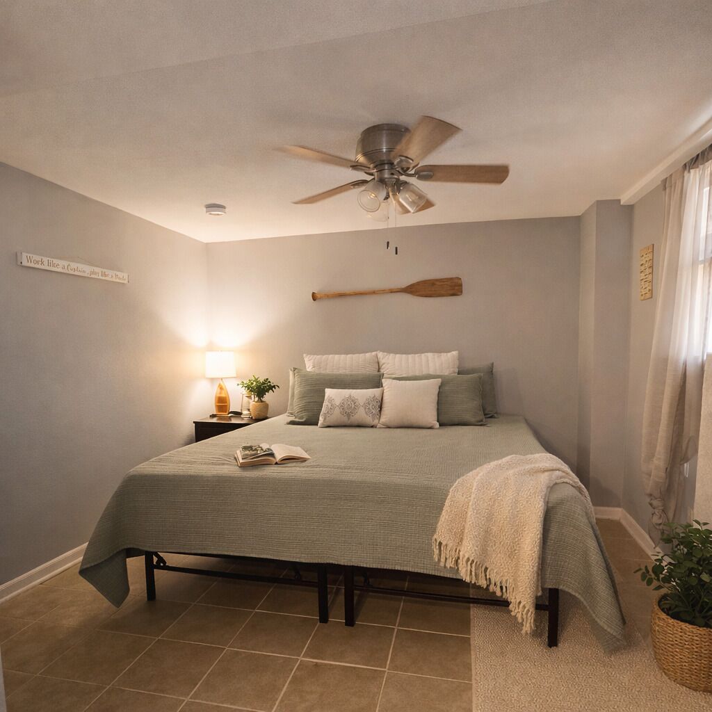 Iron/ironing board, WiFi, bed sheets