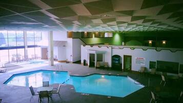 Indoor pool, outdoor pool