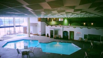 Indoor pool, outdoor pool