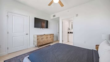 Desk, iron/ironing board, travel crib, WiFi