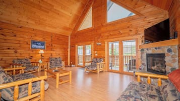 TV, fireplace, offices