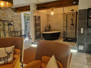 Luxury-Studio, Flussblick | Badezimmer