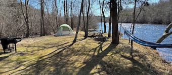 Luxury Yurt Campsite on the Tranquil Wood River.