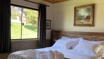 Chalet, vue jardin