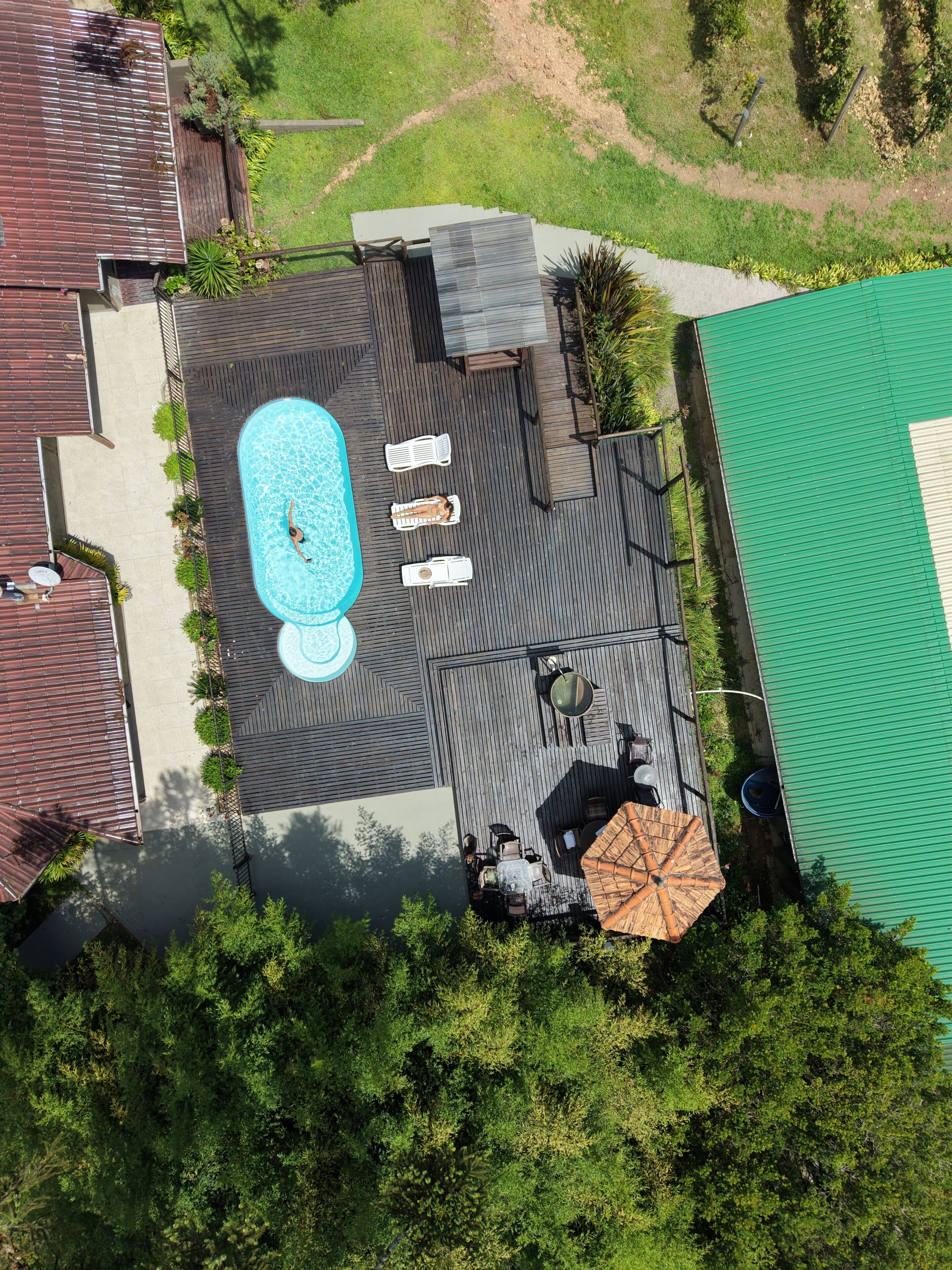 Indoor pool, outdoor pool