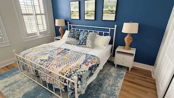 Iron/ironing board, travel crib, WiFi, bed sheets