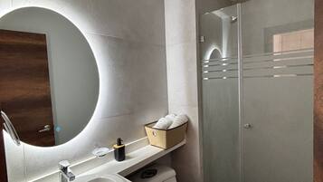 Towels, soap, toilet paper