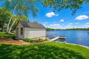 Exterior - Lakefront Retreat on Okauchee | Theater, Hot Tub, Bunk Room + 50’ Frontage (Oconomowoc)