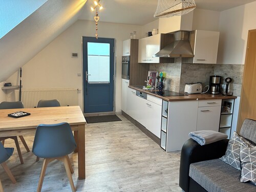 Cozy vacation apartment in a quiet location with a large balcony