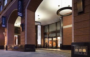 Exterior detail - Bright 1BR Retreat at Tribeca Park w Pool (New York)