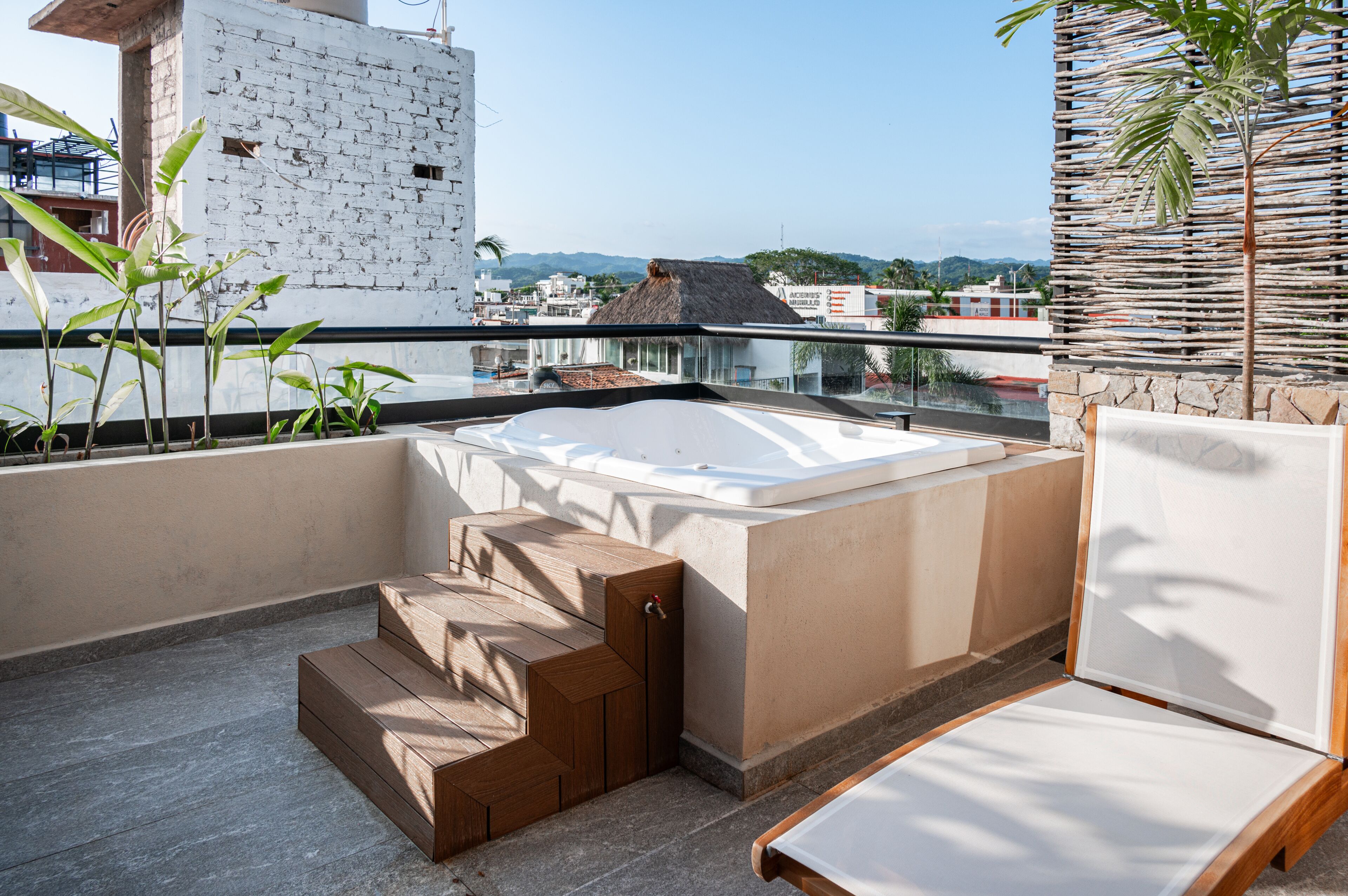 Bain à remous extérieur