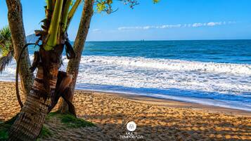 Beach nearby, white sand