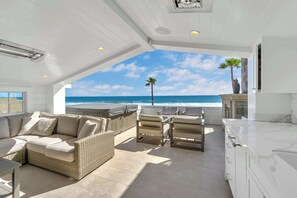 Outdoor dining - 5305 Seashore Dr | Luxury Beachfront Escape (Newport Beach)